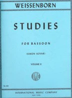 Weissenborn Studies for bassoon Volume II - 1134