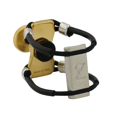Zac ZL-6104NX New Top Gold Metal Ligature X-Grip - For Bb Clarinet Mouthpiece, Medium Size
